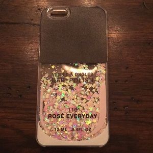 Rosé Everyday Glitter 6/6S Case!